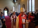 Bishop David in procession